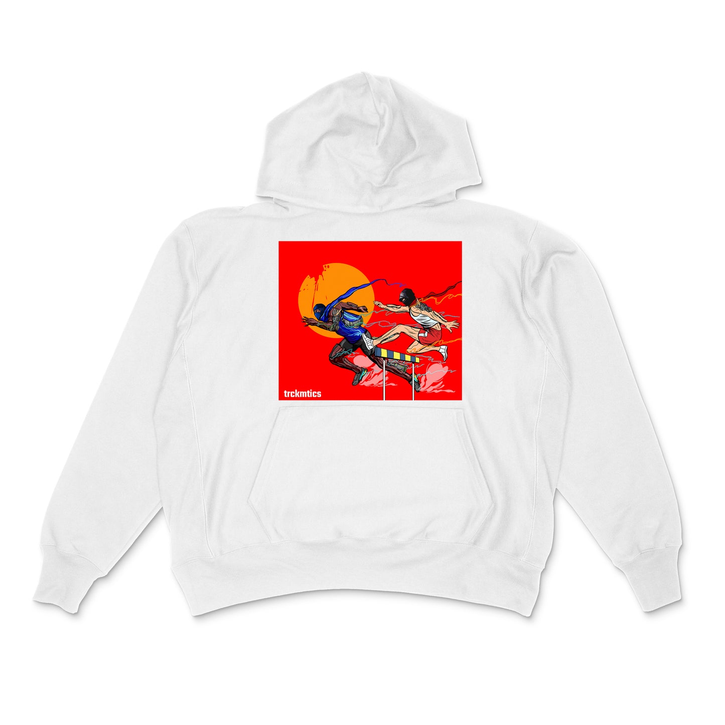 Final Sprint White Hoodie